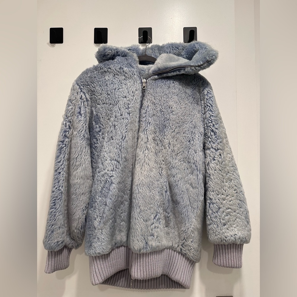 Marc Jacobs Real Fur Jacket - Blue